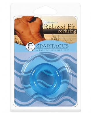 Elastomer relaxed fit cock ring – blue