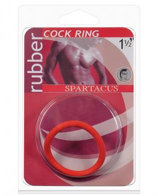 Rubber cock ring – medium red