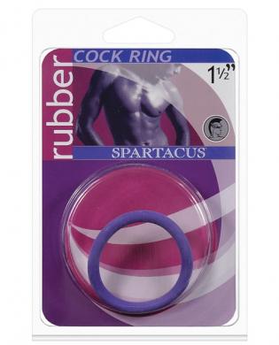 Rubber cock ring – medium purple