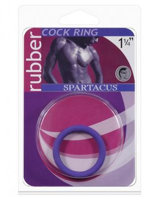 Rubber Cock Ring – Small Purple