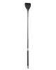27in long wide tip crop - black