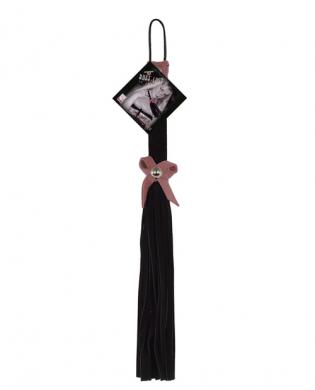 Love knot flogger – black and pink