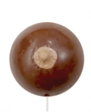 Large boob on a stick - milk chocolate