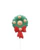 Wreath w/bow and boobies on a stick