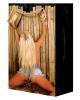 Blonde girl roped to a fence gift bag