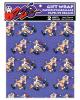 Santa chasing mrs. claus gift wrap - 2 sheets