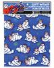 Snowman and lady positions gift wrap - 2 sheets
