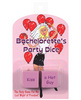 Bachelorette's Party Dice Game