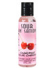 Sour sin' sations charming sour cherry, edible warming oil