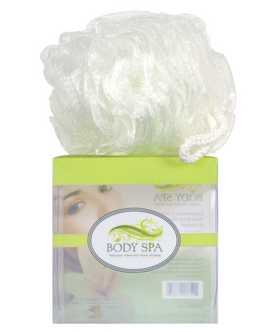 Body spa vibrating sponge - white mesh