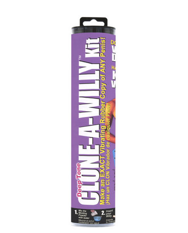 Clone - a - willie kit vibrating - brown skin SPANISH label
