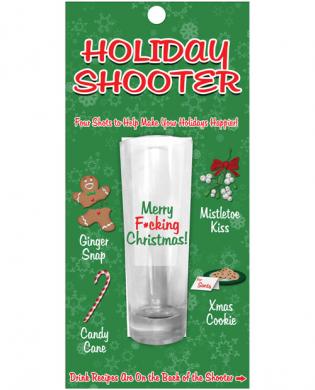 Holiday shooter shot glass
