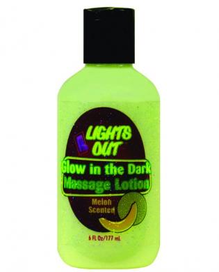 Lights out glow in the dark lotion – melon