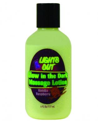 Lights out glow in the dark lotion – vanilla/raspberry