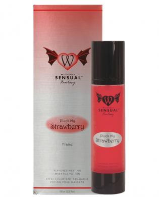 Wickedly sensual heating massage potion – pluck my strawberry