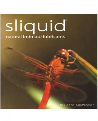 Sliquid Naturals Lube Cube – 12 pack pillows .17 oz