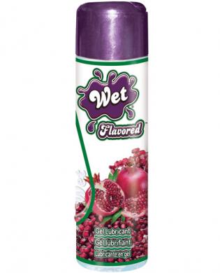 Wet clear flavored personal lubricant – 3.5 oz pomegranate