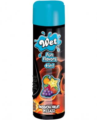 Wet fun flavor warming massage glide – 4.1 oz passion fruit