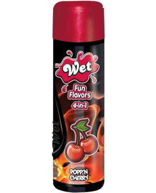 Wet fun flavors warming masage body glide – 4.1 oz cherry