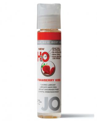 System jo h2o flavored lubricant - 1 oz strawberry kiss
