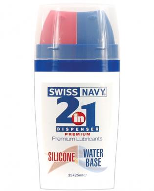 Swiss navy 2-in-1 silicon/waterbased lubricant – 50 ml bottle