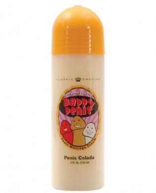 Happy penis massage cream - 4 oz penis colada