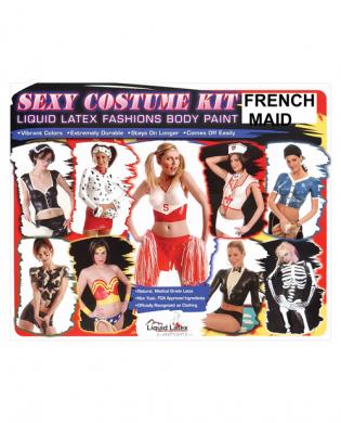 Sexy costume kit – nurse liquid latex fashions body paint