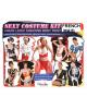 Sexy costume kit - nurse liquid latex fashions body paint