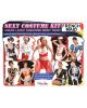 Sexy costume kit - french maid liquid latex fashions body paint