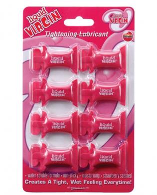 Liquid virgin pillow packs blister card 8 per pack