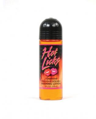 Hot licks lotion ambrosia