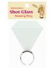 Bachelorette's wedding ring shot glass