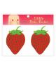 Edible body pasties, strawberry