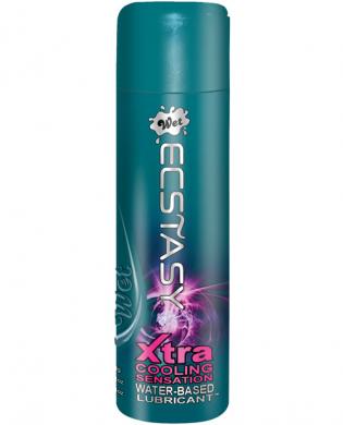Wet ecstasy water based extra cooling sensation 10.6 oz