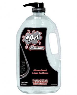 Wet platinum premium silicone based body glide – one gallon