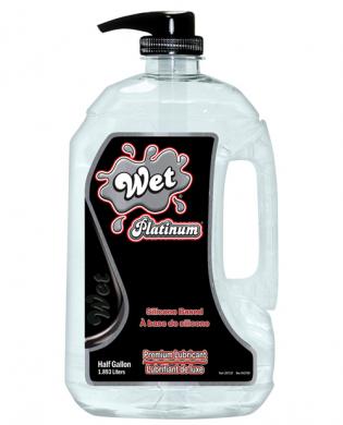 Wet platinum premium silicone based body glide – 1/2 gallon
