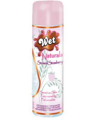 Wet naturals lube sensually strawbry glycerin/paraben free 3.3