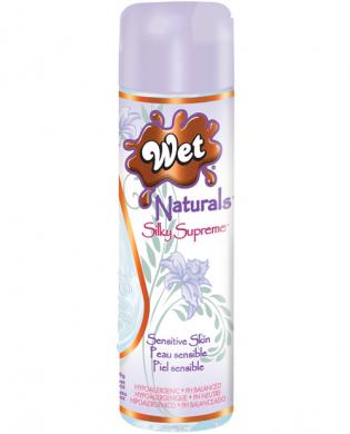 Wet naturals silky supreme lube glycerin/paraben free 3.1