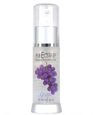 Purecstasy flavored stimulating gel – 1 oz grape