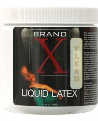 Brand x liquid latex – 16 oz flesh