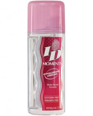 I-d moments hypoallergenic water based lubricant – 17.6 oz pump
