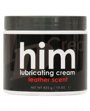I-d him lubricating cream leather scented – 15 oz jar