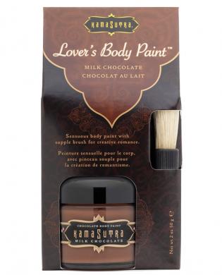 Kama sutra chocolate body paint and paintbrush