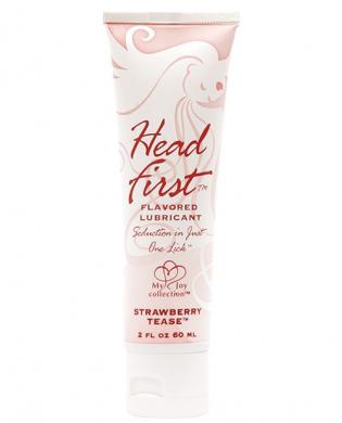 Head first flavored lubricant – strawberry 2 oz