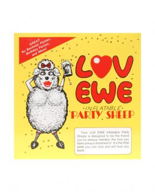 Love Ewe, Inflatable sheep, black