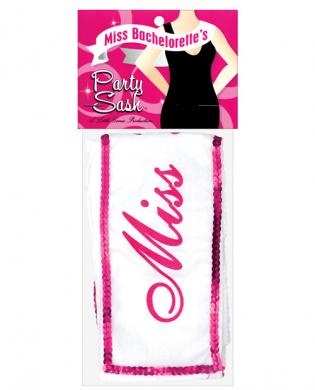 Miss bachelorette sash