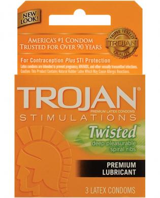 Trojan twisted pleasure 3-pack