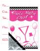 Girls night out invite cards - 10 pack