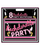 Bachelorette Party Invitations - Pack Of 8