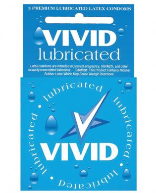Vivid condoms, lubed (ea)